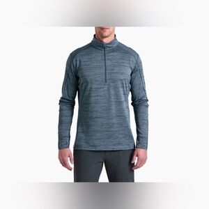 Kuhl | Alloy 1/4 Zip | Charcoal Blue | Men’s‎ Size Small